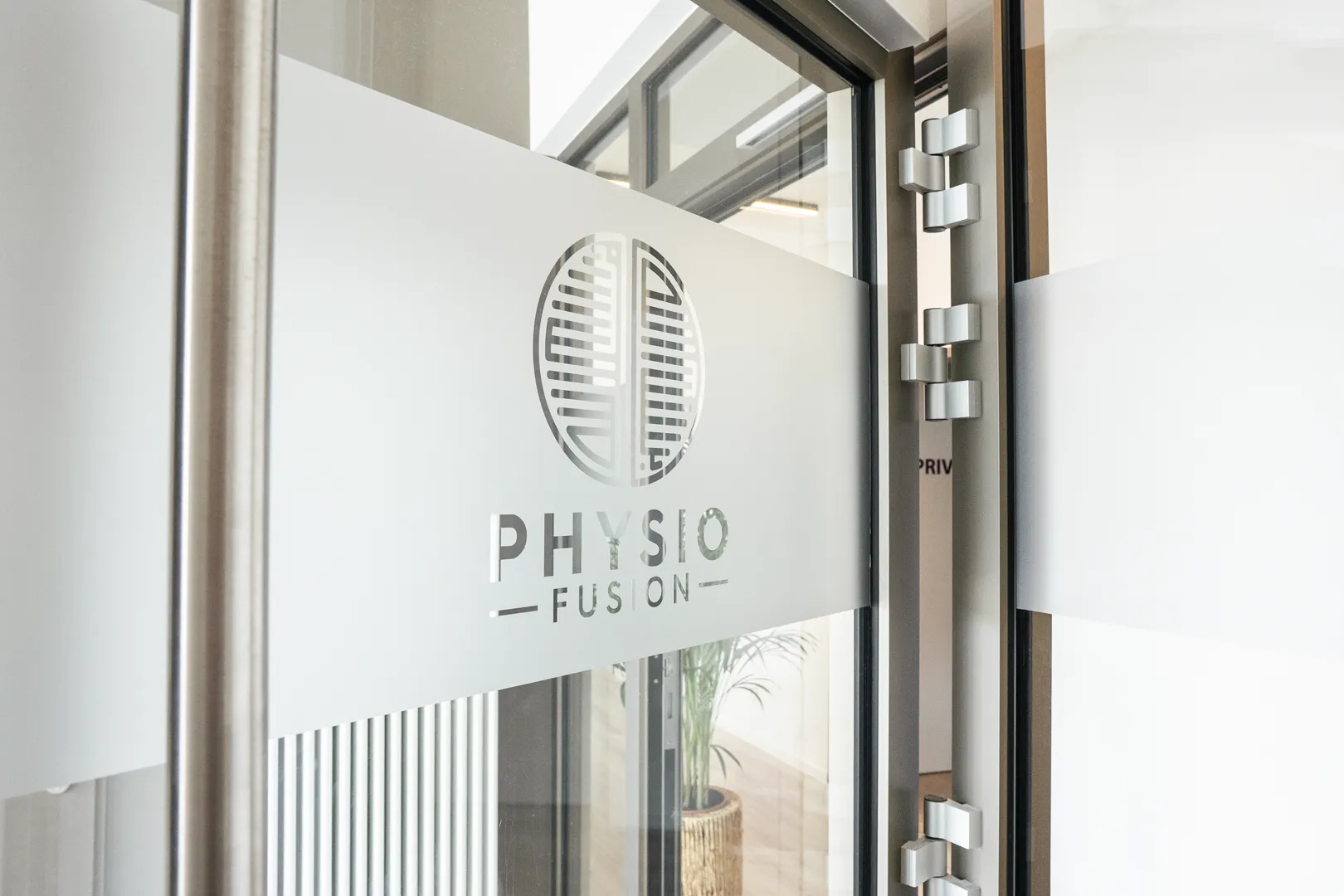 Eingang Praxis Physio Fusion
